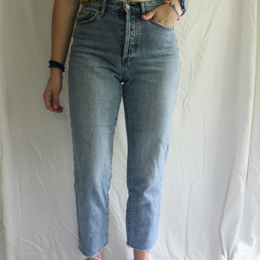 High Waisted BDG Slim Straight Jeans